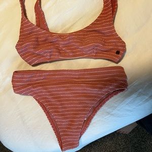 Billabong Summer High, High Waisted Bikini Bottoms and Bralette Top